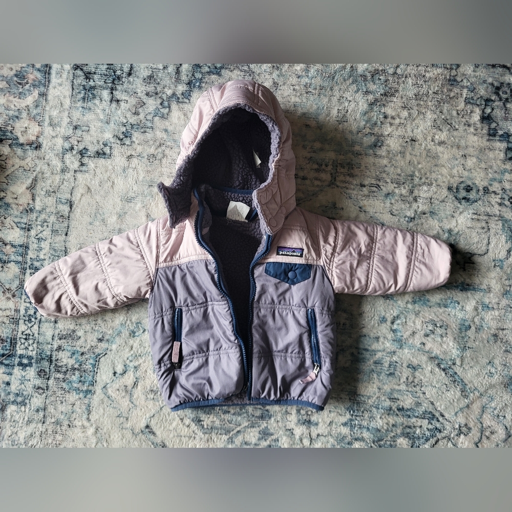 Patagonia reversible toddler jacket
